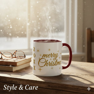 Prettig kerstfeest 20XX 330 ml Holiday Combo mokke Mok