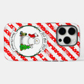 Prettig kerstfeest 2 Boom Kous Sneeuwman Case-Mate iPhone Case (Achterkant (horizontaal))