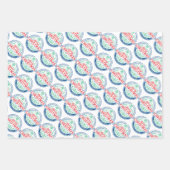 Prettig kerstfeest 2 inpakpapier vel (Voorkant)