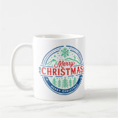 Prettig kerstfeest 2 koffiemok (Links)