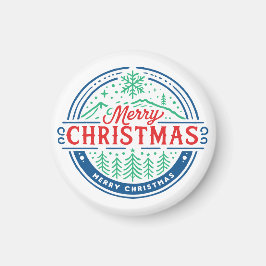 Prettig kerstfeest 2 magneet