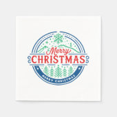 Prettig kerstfeest 2 servet (Voorkant)