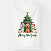 Prettig Kerstfeest (2) Spandoek (Verticaal)