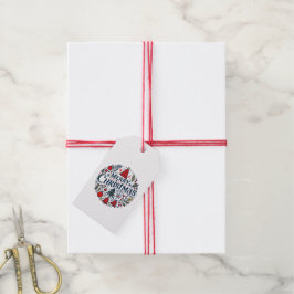 Prettig kerstfeest 3 cadeaulabel