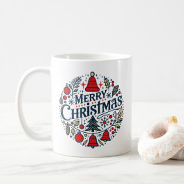 Prettig kerstfeest 3 koffiemok