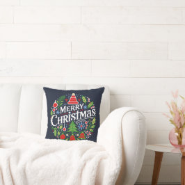 Prettig kerstfeest 3 kussen