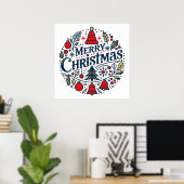 Prettig kerstfeest 3 poster (Thuiskantoor)