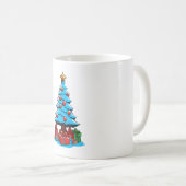 Prettig kerstfeest 3D Koffiemok (Voorkant rechts)