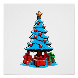 Prettig kerstfeest 3D Perfect Poster