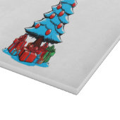 Prettig kerstfeest 3D Snijplank (Hoek)