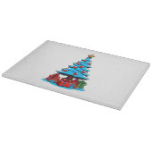 Prettig kerstfeest 3D Snijplank (Hoek)