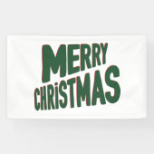 Prettig kerstfeest 3x5 vinyl banner (Horizontaal)