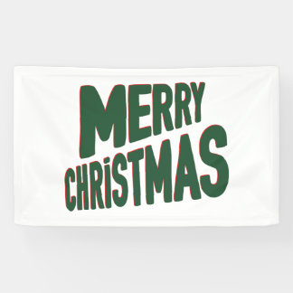 Prettig kerstfeest 3x5 vinyl banner