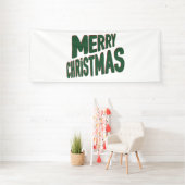 Prettig kerstfeest 4x10 Vinyl banner (Insitu)