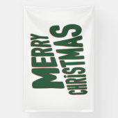 Prettig kerstfeest 4x6 vinyl banner (Verticaal)