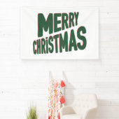 Prettig kerstfeest 4x6 vinyl banner (Insitu)