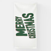 Prettig kerstfeest 4x8 vinyl banner (Verticaal)