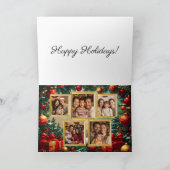 Prettig kerstfeest 5 afbeelding kaart (Binnen)