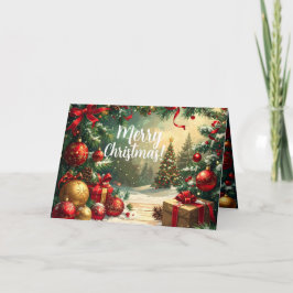Prettig kerstfeest 5 afbeelding kaart