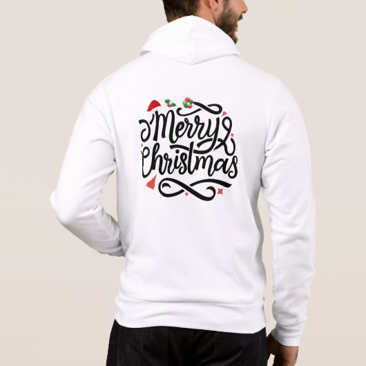 Prettig kerstfeest-61039 hoodie (Achterkant)