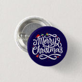 Prettig kerstfeest-61039 ronde button 3,2 cm (Voorkant /achterkant)