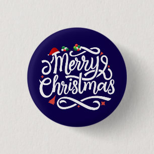 Prettig kerstfeest-61039 ronde button 3,2 cm