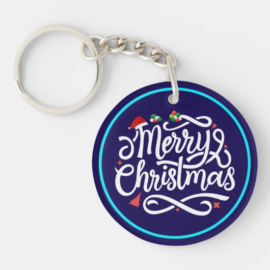 Prettig Kerstfeest-61039 Sleutelhanger (Voorkant)