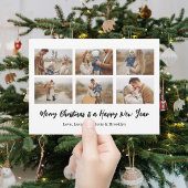 Prettig kerstfeest 6 foto collage kaart