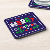 Prettig kerstfeest-85923 bier onderzetter (Linkerzijde)