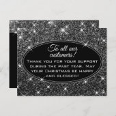 Prettig kerstfeest aan al onze klanten!  briefkaart (Voorkant / Achterkant)