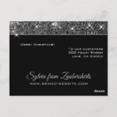 Prettig kerstfeest aan al onze klanten!  briefkaart (Achterkant)