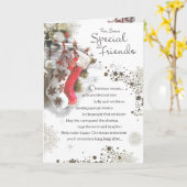 Prettig kerstfeest aan een heel speciale vriend Ke Kaart (Gele Bloem)