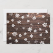 Prettig kerstfeest aan iedereen kerstkaart (Achterkant)