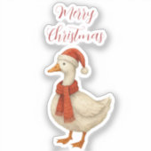 Prettig kerstfeest aan mijn Dwaas Sticker (Voorkant)