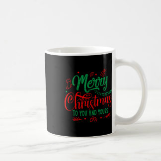 Prettig kerstfeest aan u en de uwen  koffiemok