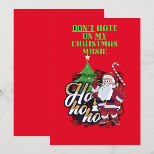 Prettig kerstfeest aan uw familie feestdagenkaart (Voorkant / Achterkant)