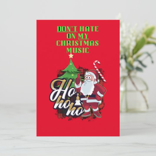 Prettig kerstfeest aan uw familie feestdagenkaart (Staand voorkant)