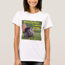 Prettig kerstfeest aan vegetariërs & veganisten t-shirt