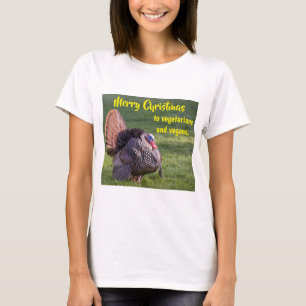 Prettig kerstfeest aan vegetariërs & veganisten t-shirt