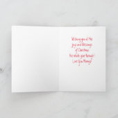 Prettig kerstfeest aangepaste kaart kleindochter (Binnen)
