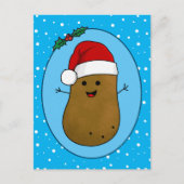 Prettig kerstfeest Aardappel Feestdagenkaart (Voorkant)