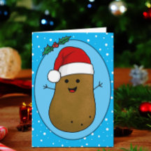 Prettig kerstfeest Aardappel