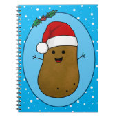 Prettig kerstfeest Aardappel Notitieboek (Voorkant)