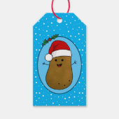 Prettig kerstfeest Aardappel Persoonlijk Cadeaulabel (Voorkant)