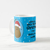 Prettig kerstfeest Aardappel Persoonlijk Koffiemok (Voorkant links)