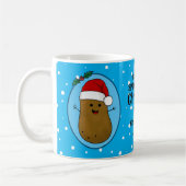 Prettig kerstfeest Aardappel Persoonlijk Koffiemok (Links)