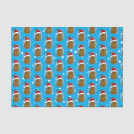 Prettig kerstfeest Aardappel Tissuepapier