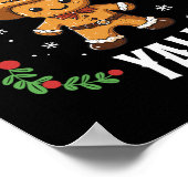 Prettig kerstfeest allemaal Gingerbread Cowboy How Poster (Hoek)