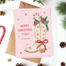 Prettig kerstfeest allemaal Landelijke cowboylaars