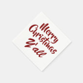 Prettig kerstfeest allemaal servet (Hoek)